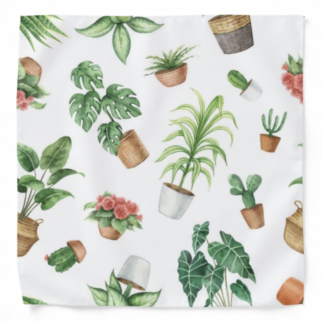 Plant pattern bandana (Front)