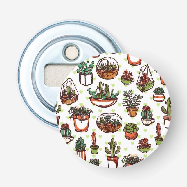 Plant pattern bottle opener (Front)