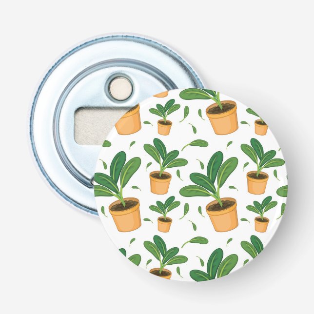 Plant pattern bottle opener (Front)