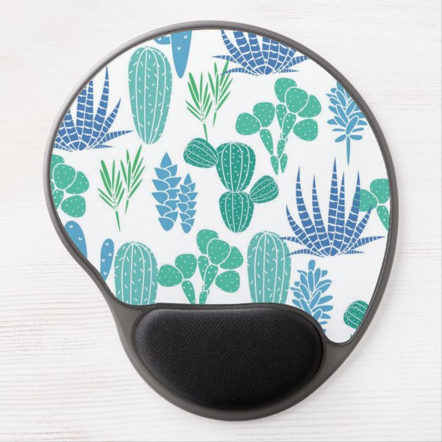 Plant pattern gel mouse pad (Front)