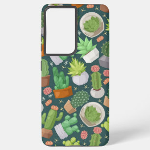 Plant pattern samsung galaxy s21 ultra case