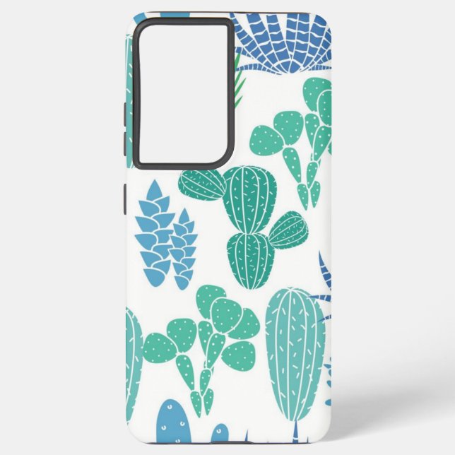 Plant pattern samsung galaxy case (Back)