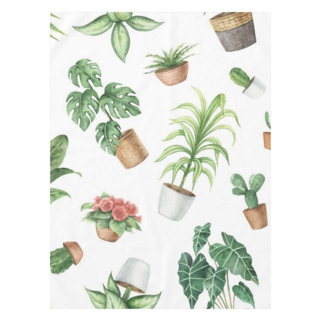 Plant pattern tablecloth (Front)