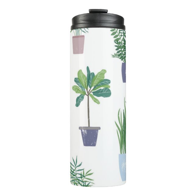 Plant pattern thermal tumbler (Front)