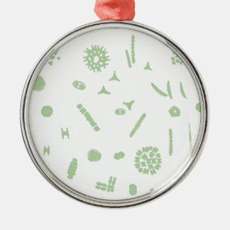 plant plankton metal ornament