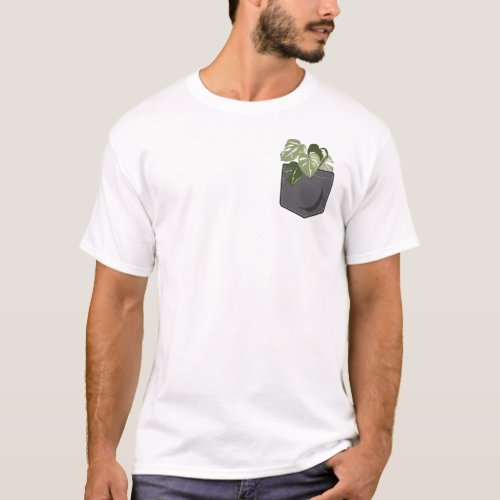 Plant Plant Pocket Pocket Monstera T_Shirt