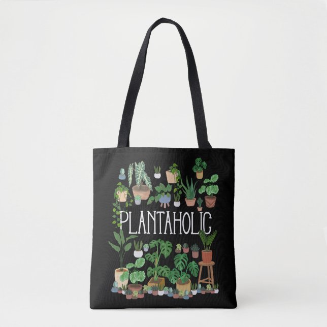 Plant Plantaholic Tote Bag (Front)