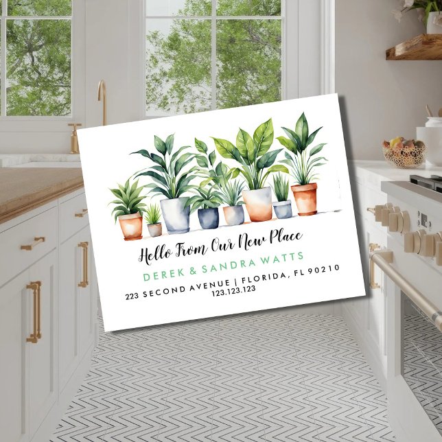 Plant Pots Change of Address Flyer | We’ve Moved  (Creator Uploaded)