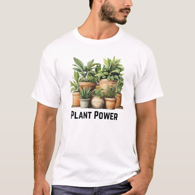 Plant Power Botanical T-Shirt (Front)