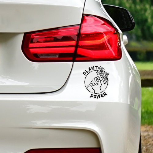 Plant Power Vegan Sticker