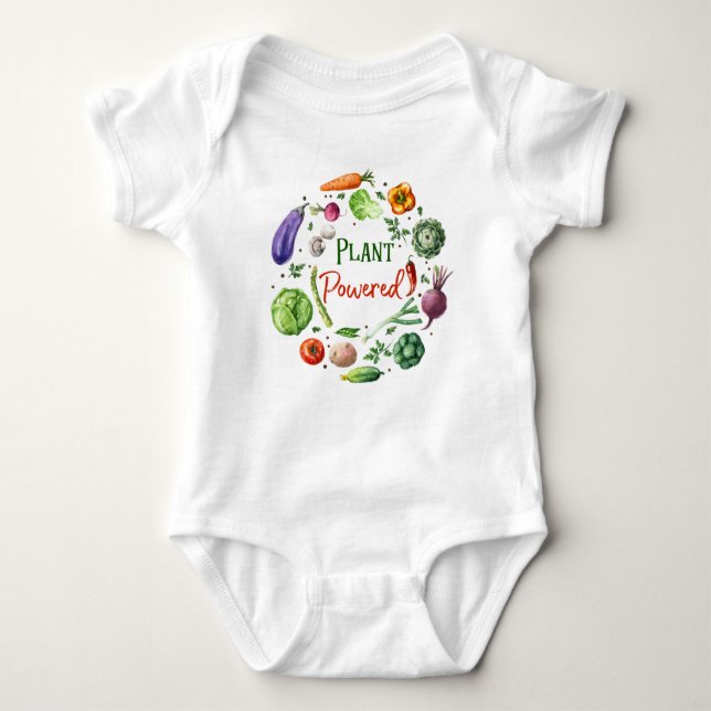 Plant-Powered Baby Bodysuit (Front)