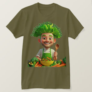 Plant-Powered Chef – Cooking with Kindness T-Shirt