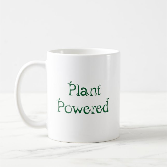 Plant Powered Coffee Mug (Left)