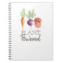 Plant Powered | Healthy Veggies | Watercolor Notebook