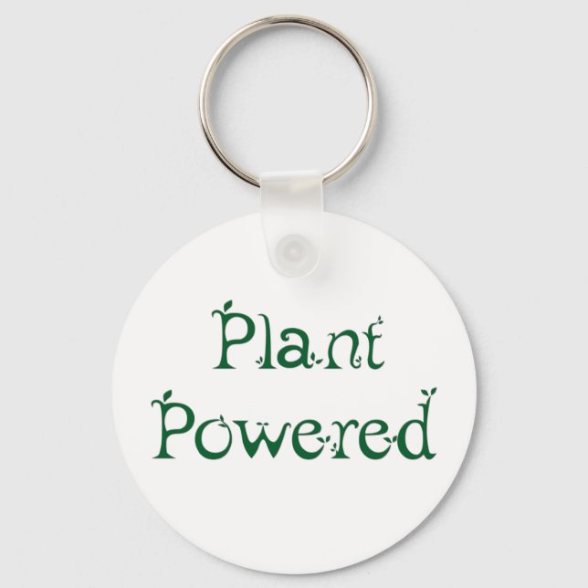 Plant Powered Keychain (Front)