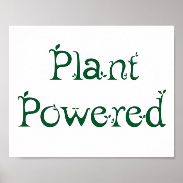 Plant Powered Poster (Front)