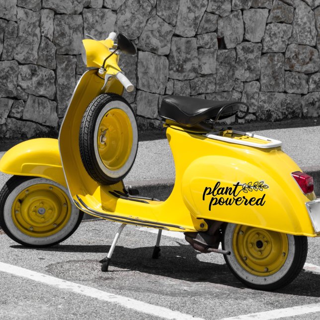 Plant Powered Simple Vegan Sticker (Creator Uploaded)