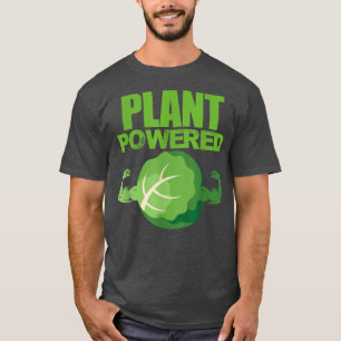 Plant Powered Vegan Vegetarian Vegetable Veganism T-Shirt