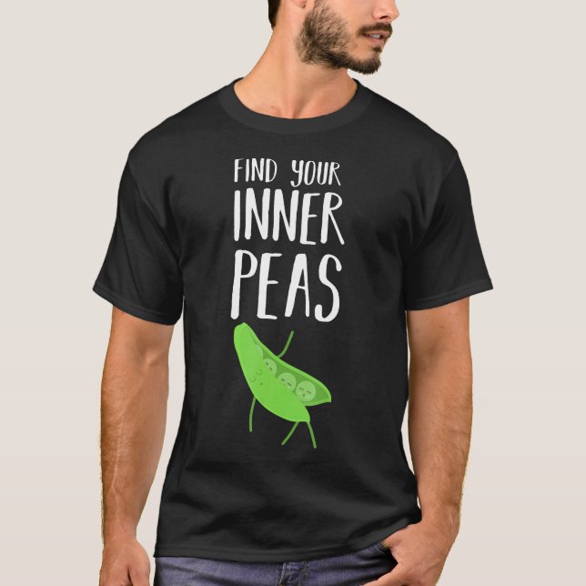 Plant Powered Vegan Yoga Gift Plant Based Finding  T-Shirt (Front)