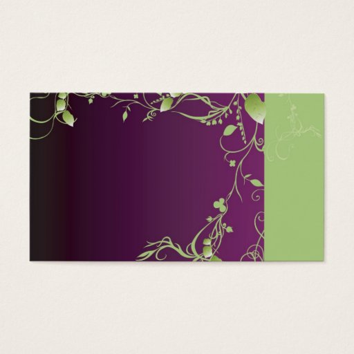 Customizable Plant Profile Card Business Card Template
