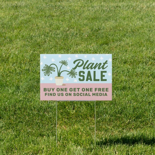 Plant Sale Sign (Insitu)
