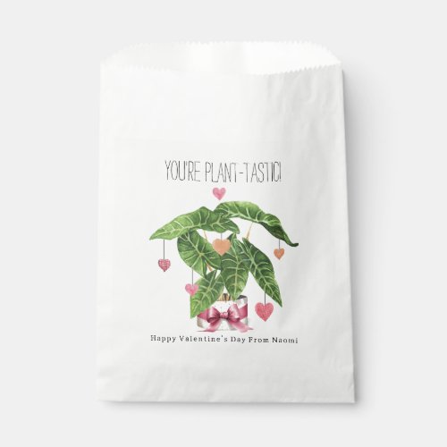 Plant_tastic Houseplant Pun Classroom Valentine  Favor Bag
