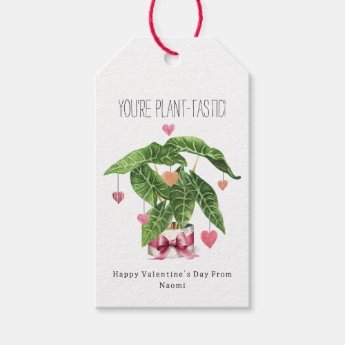 Plant_tastic Houseplant Pun Valentine Gift Tags