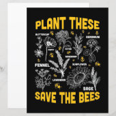 Plant These Save The Bees (Front/Back)