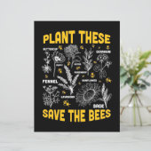 Plant These Save The Bees (Standing Front)