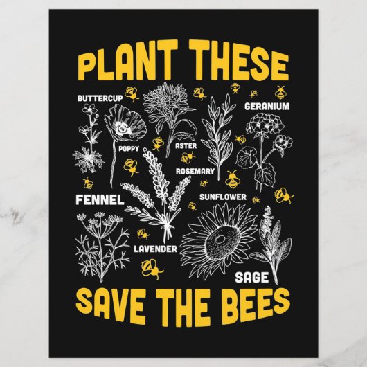 Plant These Save The Bees (Front)