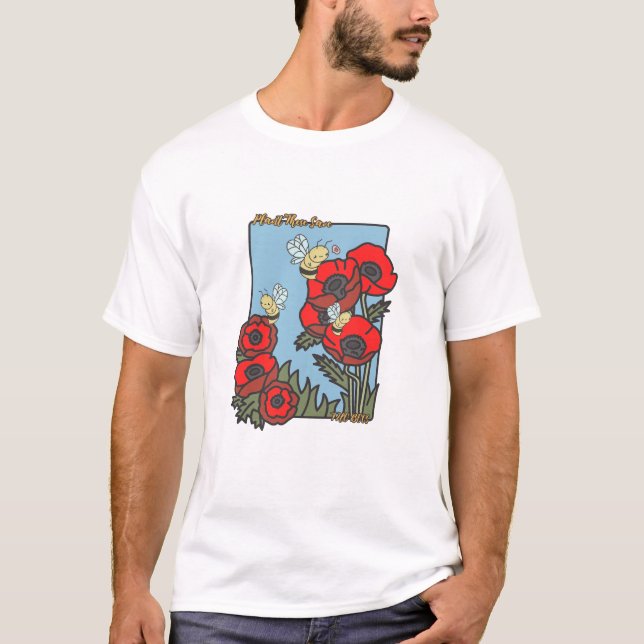 plant these save the bees T-Shirt (Front)
