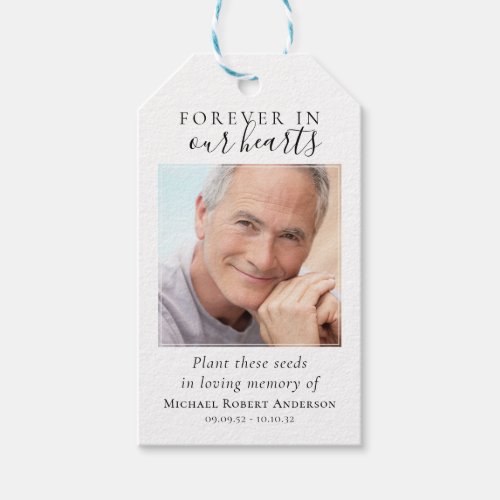Plant These Seeds In Loving Memory Funeral Favor   Gift Tags