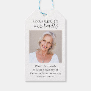 Plant These Seeds In Loving Memory Funeral Favor Gift Tags