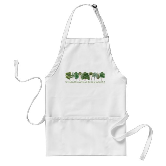 Plant Trees Adult Apron (Front)