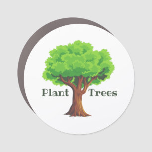 Plant Trees Environment Awareness Car Magnet
