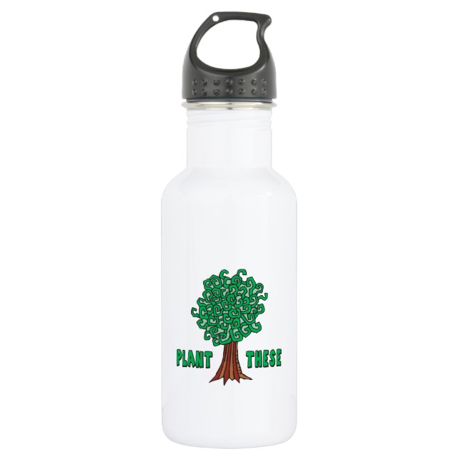 Plant Trees Water Bottle (Front)