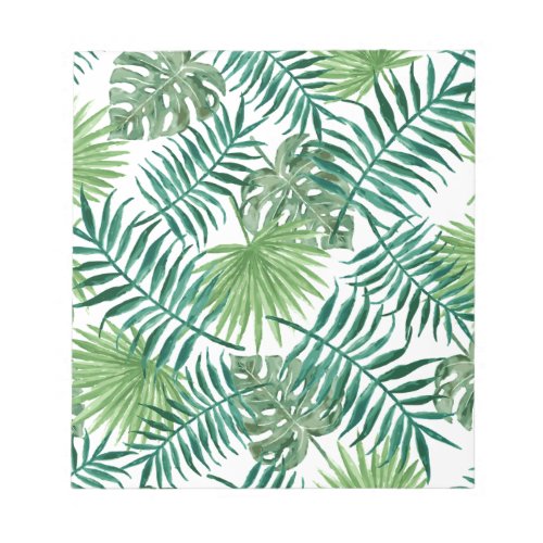 Plant Tropical Botanical Palm Leaf Notepad