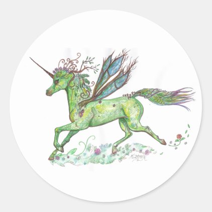 Plant Unicorn Sticker