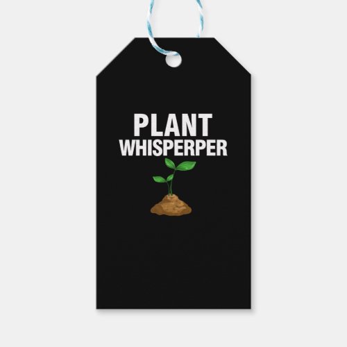 Plant Whisperer Funny Hobby Gardening Gift Tags