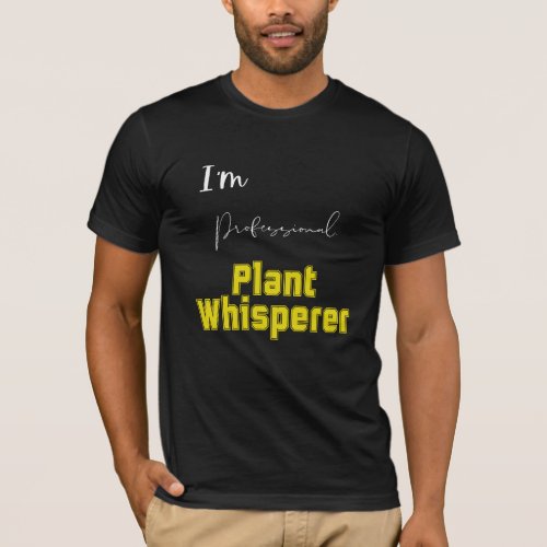 Plant Whisperert_shirt design  T_Shirt