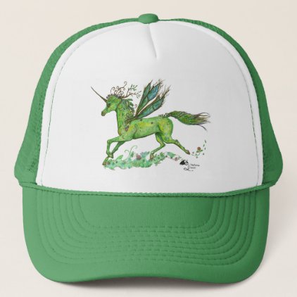 Plant Winged Unicorn Pegasus Pegacorn Horse Pony Trucker Hat