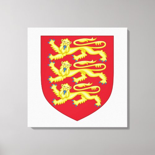 Plantagenet Royal Crest Canvas Print