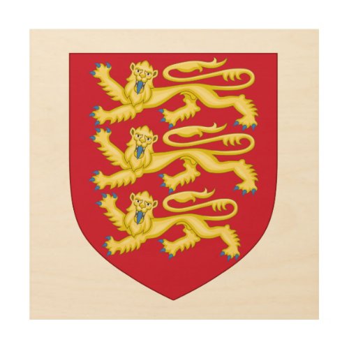Plantagenet Royal Crest Wood Wall Art
