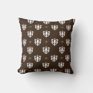 plantagenet symbol pattern throw pillow
