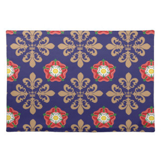 Plantagenets fleur patterns cloth placemat