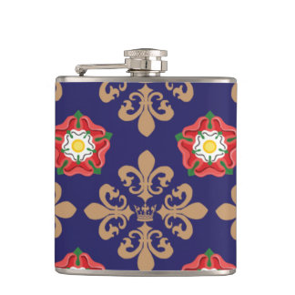 Plantagenets fleur patterns flask