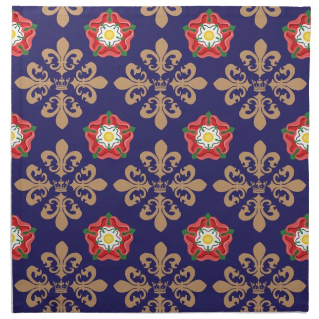 Plantagenets fleur patterns napkin (Front)