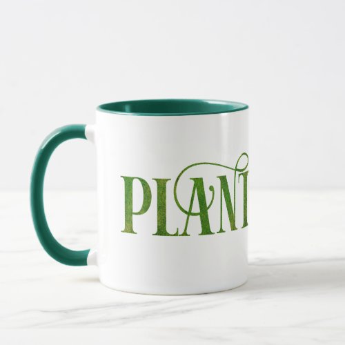 Plantaholic Funny Gardening Botanical Plant Lover Mug