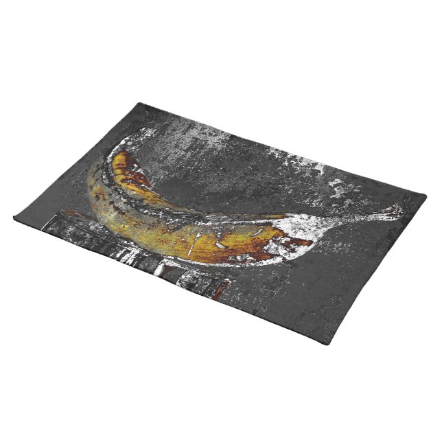 plantain plain cloth placemat (On Table)