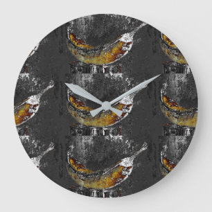 plantain plain large clock